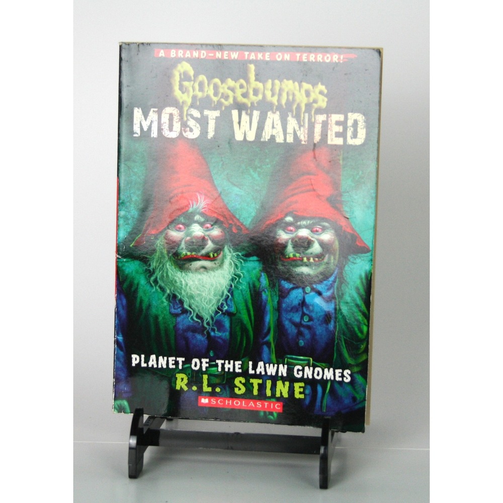 Goosebumps Most Wanted #1 Planet of the Lawn Gnomes R.L. Stine Paperback Book